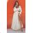 Kleid mit Knöpfen und geknöpften Damen (uni s-m) ITALIAN FASHION IM2203948