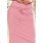 13-132 Sportkleid mit Bindung und Taschen - Pastellrosa