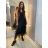 Kleid mit 3/4 Ärmeltasche für Damen (uni sl) ITALIAN Fashion IM3181746