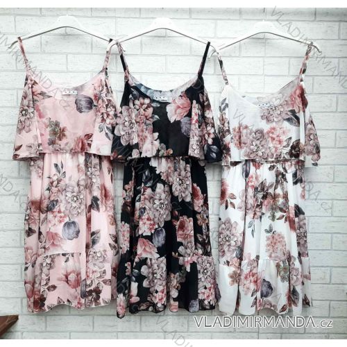 Kleid mit 3/4 Ärmeltasche für Damen (uni sl) ITALIAN Fashion IMWD20527