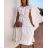 Kleid mit 3/4 Ärmeltasche für Damen (uni sl) ITALIAN Fashion IMWD20527