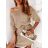 Kleid mit 3/4 Ärmeltasche für Damen (uni sl) ITALIAN Fashion IMWD20527