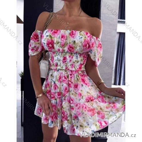 Kleid mit 3/4 Ärmeltasche für Damen (uni sl) ITALIAN Fashion IMWD20527