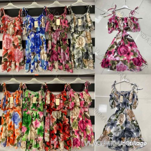 Elegantes Langarmkleid für Damen (S / M / L EINE GRÖSSE) ITALIENISCHE MODE IMWA21002