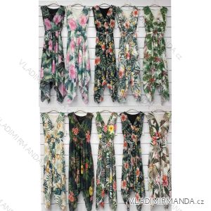 Kleid mit 3/4 Ärmeltasche für Damen (uni sl) ITALIAN Fashion IM3181746