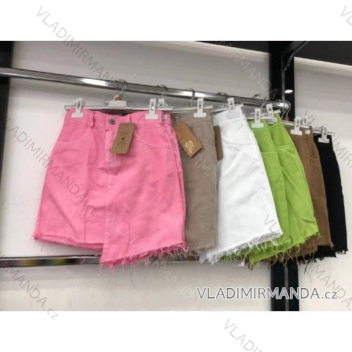 Langer Damenrock mit Gürtel (uni s / m) ITALIAN FASHION IMR19023 / DR