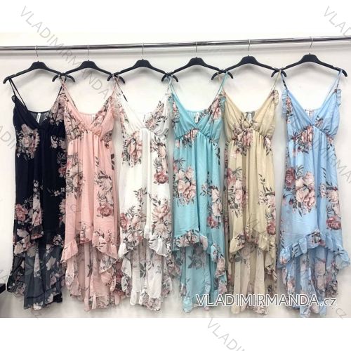 Kleid mit 3/4 Ärmeltasche für Damen (uni sl) ITALIAN Fashion IM3181746