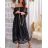 Kleid mit 3/4 Ärmeltasche für Damen (uni sl) ITALIAN Fashion IMWD20527