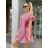 Sommerkleid Langarm geblümte Damen (UNI S / L) ITALIAN FASHION IMK20150