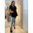 Ärmellose Jacke, kurze Ärmel (uni sl) ITALIAN Fashion IMC17325 světle béžová S/L one size