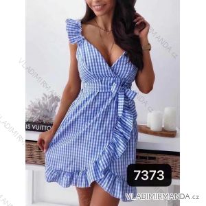 Sommerkleid mit Trägern für Frauen (UNI S / L) ITALIAN FASHION IMK20107