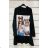 Sommerkleid Langarm geblümte Damen (UNI S / L) ITALIAN FASHION IMK20150