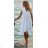 Sommerkleid Langarm geblümte Damen (UNI S / L) ITALIAN FASHION IMK20150