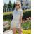 Damenoverall mit Riemen mit Schlitzfrauen (UNI S / L) TURKISH FASHION IMK20089
