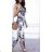Damenoverall mit Riemen mit Schlitzfrauen (UNI S / L) TURKISH FASHION IMK20089