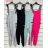 Damenoverall mit Riemen mit Schlitzfrauen (UNI S / L) TURKISH FASHION IMK20089