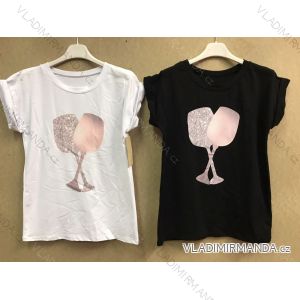 T-Shirt Kurzarm Frauen (Uni s / m) ITALIAN FASHION IM420320
