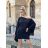 Sommerkleid Langarm geblümte Damen (UNI S / L) ITALIAN FASHION IMK20150