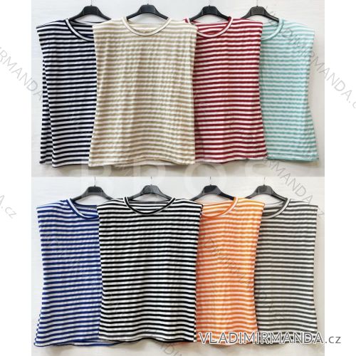T-Shirt Kurzarm Frauen (UNI S / L) ITALIENISCHE MODE IMK20128