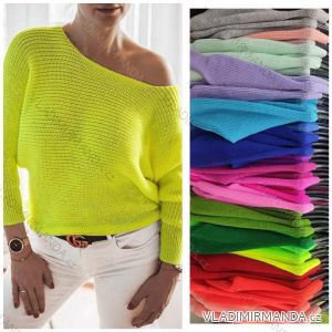 Damen-Langarmpullover (uni L / XL) ITALIAN MODA IM7191009