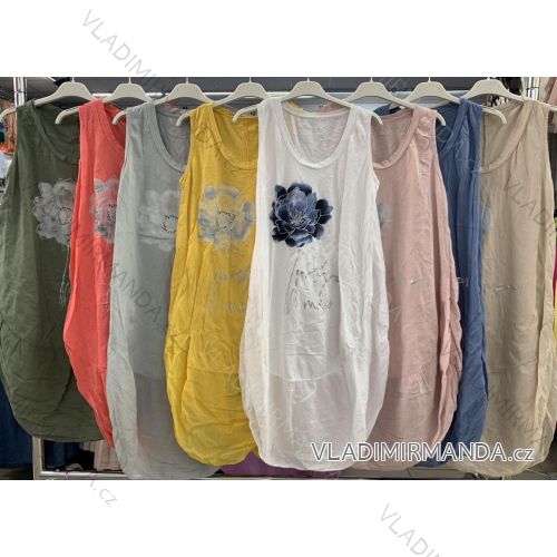 Kleid mit 3/4 Ärmeltasche für Damen (uni sl) ITALIAN Fashion IM3181746