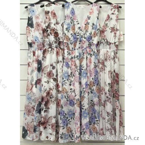 Elegantes Langarmkleid für Damen (S / M / L EINE GRÖSSE) ITALIENISCHE MODE IMWA21002