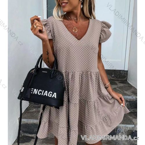 Elegantes Langarmkleid für Damen (S / M / L EINE GRÖSSE) ITALIENISCHE MODE IMWA21002