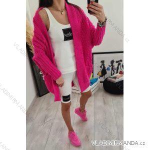 Baumwolljacke für Damen mit Kapuze (UNI SM) ITALIAN FASHION IMD20811