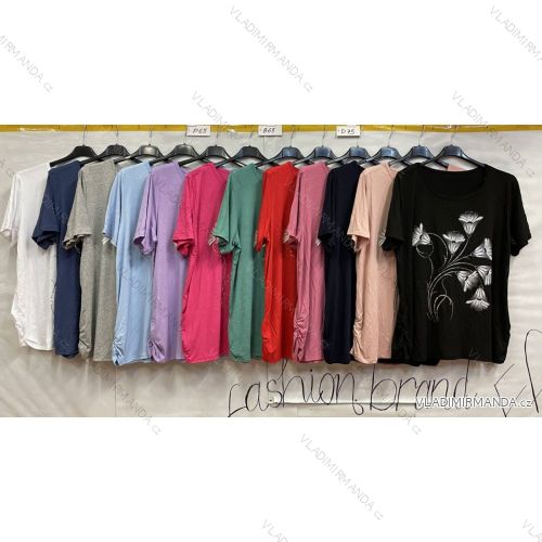 T-Shirt Kurzarm Damen Neon (uni sl) ITALIENISCHE MODA IM2171421-1