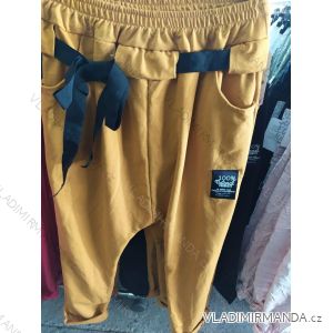 Elegante lange Damenhose (uni s-l) ITALIAN MODA IM720021