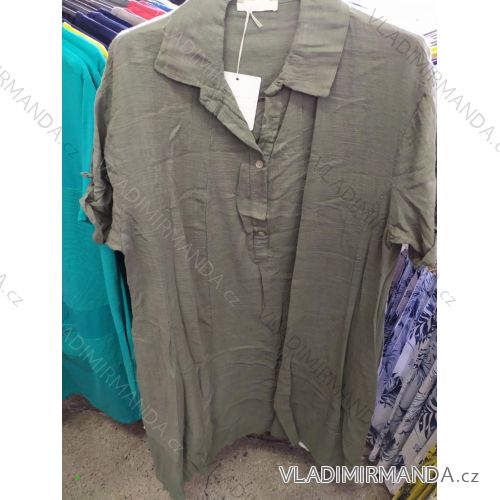 T-Shirt Kurzarm Damen (uni xl / 2xl) ITALIAN FASHION IM720038