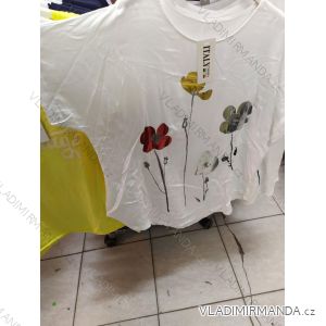 T-Shirt Kurzarm Damen (uni xl / 2xl) ITALIAN FASHION IM720038