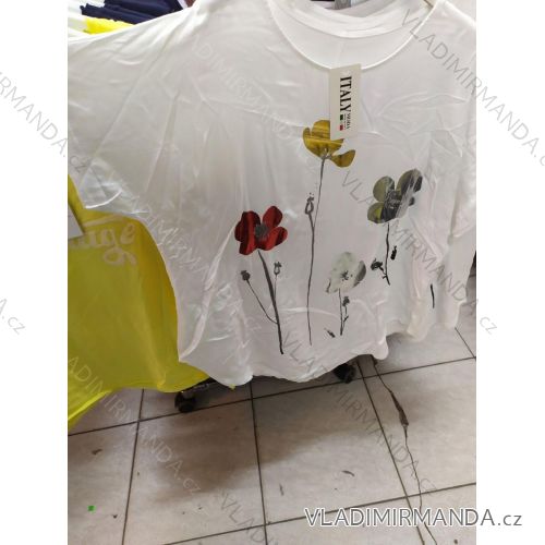 T-Shirt Kurzarm Damen (uni xl / 2xl) ITALIAN FASHION IM720038
