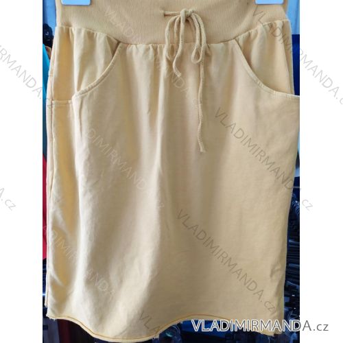 Rock Sommer kurze Damen Streifen (uni sl) ITALIENISCHE Mode IM718207