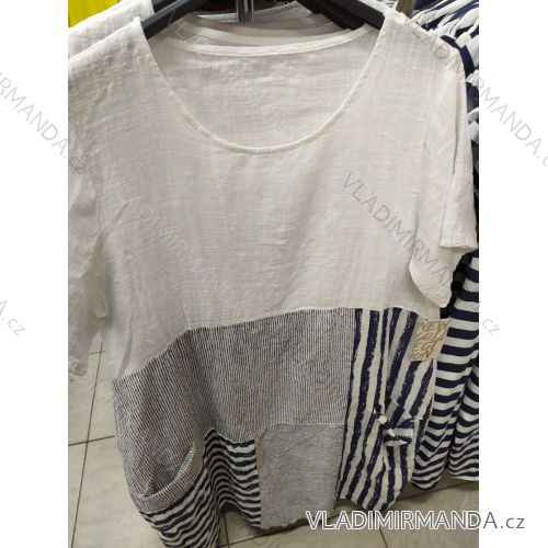 Sommerkleid für Damen (Einheitsgröße / Weiß) ITALIAN MODA IM7177582