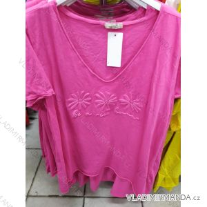 T-Shirt Kurzarm Damen (uni xl / 2xl) ITALIAN FASHION IM720038