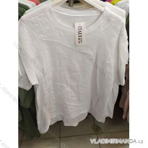 T-Shirt Kurzarm Damen (uni xl / 2xl) ITALIAN FASHION IM720038