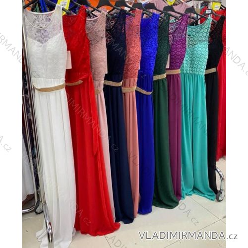 Sommerliches trägerloses Sommerkleid für Damen (UNI S-M) ITALIAN FASHION IMM20304