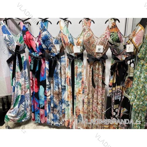 Kleid mit 3/4 Ärmeltasche für Damen (uni sl) ITALIAN Fashion IM3181746