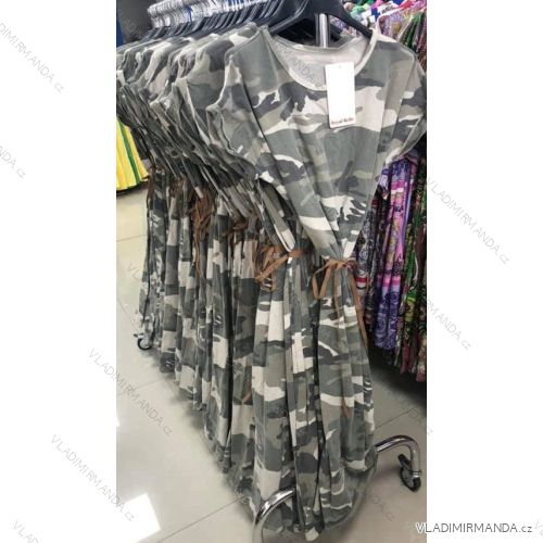 Kleiden Sie die lange Sommerjacke der Damen (uni sl) ITALIENISCHER MODUS IMM20203