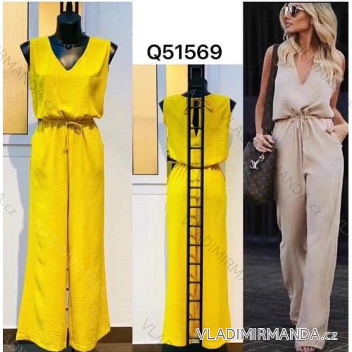 Damen eleganter ärmelloser Overall (UNI S / M) ITALIAN FASHION IMM20569