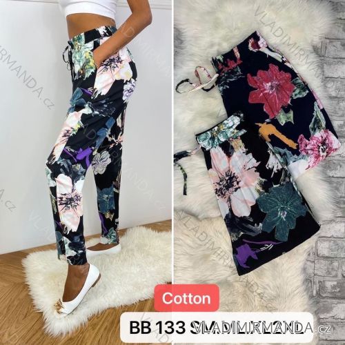 Kalhoty elegantní dlouhé zateplené koženkové dámské (S-XL) TURECKÁ MÓDA TMWL20647