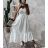 Kleid mit 3/4 Ärmeltasche für Damen (uni sl) ITALIAN Fashion IMWD20527