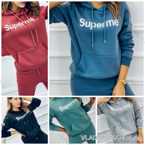 Set lange Jogginghosen und langärmliges Sweatshirt für Frauen (UNI S / L) TURKISH FASHION IMK20148