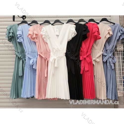 Elegantes Langarmkleid für Damen (S / M ONE SIZE) ITALIENISCHE MODE IMWP21u3727