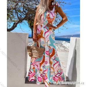 Kleid mit 3/4 Ärmeltasche für Damen (uni sl) ITALIAN Fashion IM3181746