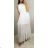 Langärmliges Kleid Damen Neon (uni sl) ITALIENISCHE MODA IMT18439 S / M eine Größe weiß