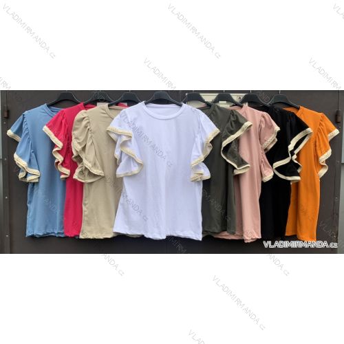 Kleid mit 3/4 Ärmeltasche für Damen (uni sl) ITALIAN Fashion IM3181746