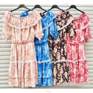 Elegantes Langarmkleid für Damen (S / M ONE SIZE) ITALIENISCHE MODE IMWP21u3727