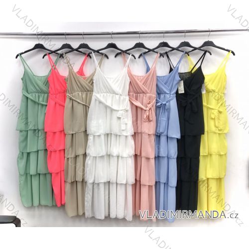 Kleid mit 3/4 Ärmeltasche für Damen (uni sl) ITALIAN Fashion IM3181746
